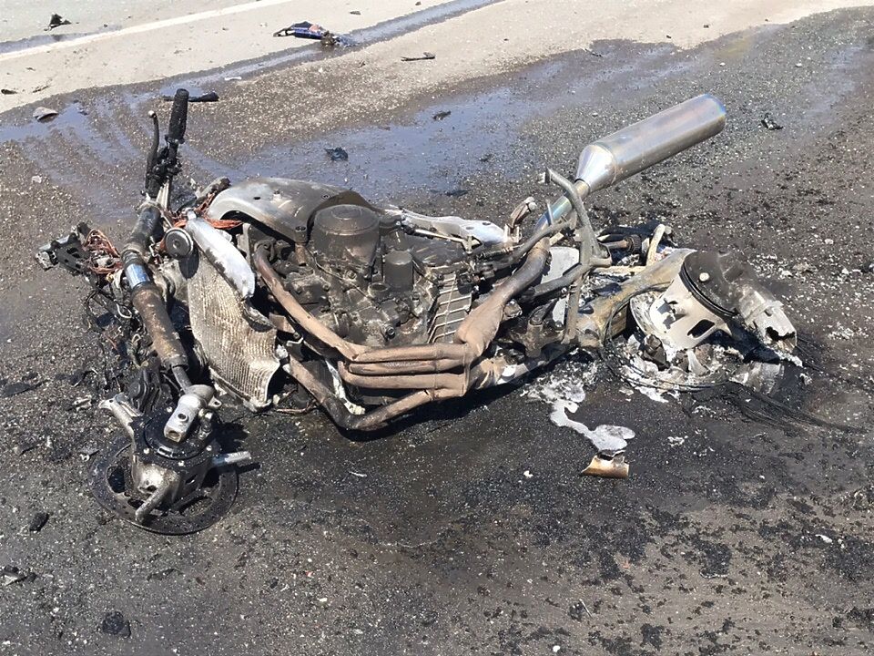 В Хакасии под Пригорском разбился мотоциклист 