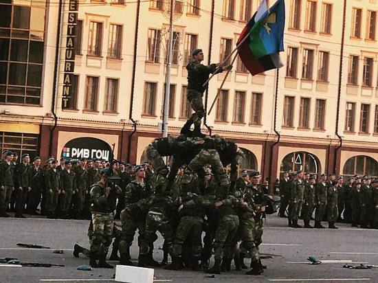 В Туле прошла репетиция парада на площади Ленина