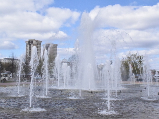 В Иванове заработал фонтан