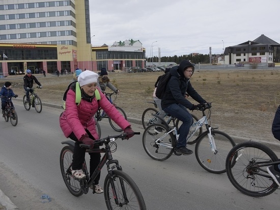 В Ханты-Мансийске 1 Мая устроили велопробег