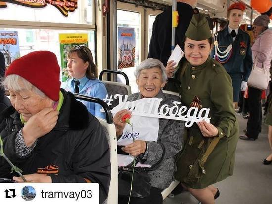 По Улан-Удэ пройдет «Трамвай Победы»