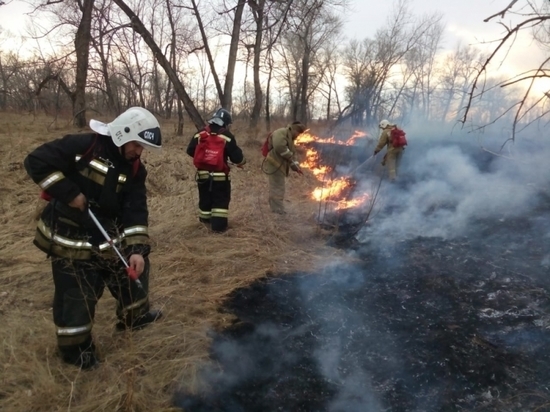 В Курганской области удается отвести угрозу пожаров от населенных пунктов
