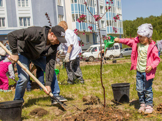 В этом году жители Подмосковья в рамках акции «Лес Победы» смогут посадить цветущие деревья у своих домов