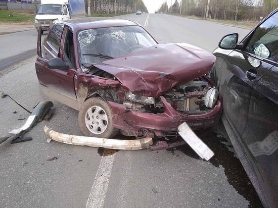 3 автомобиля столкнулись в Ижевске