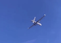 Видео, на котором снят перехват истребителем американского беспилотного аппарата Reaper, появилось в Интернете