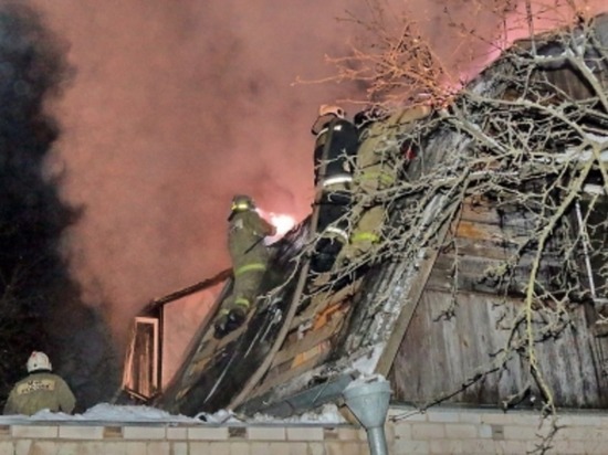 В Вяземском районе в пожаре в собственно доме пострадал мужчина