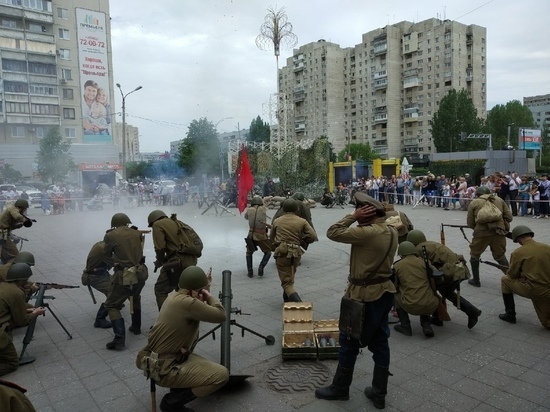 В Ульяновске провели военно-историческую реконструкцию