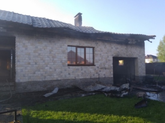 В деревне Боровая Смоленского района сгорел жилой дом