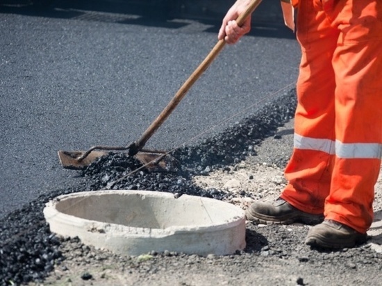 В Абакане проходит ямочный ремонт дорожной сети