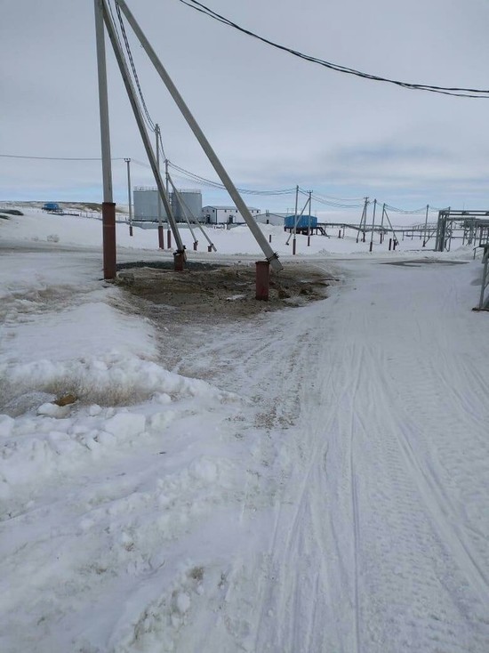 Пьяный водитель снегохода врезался в столб на Ямале
