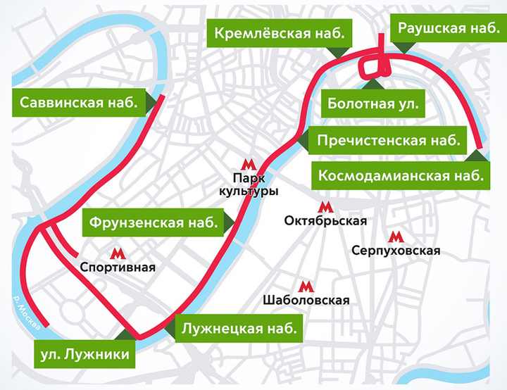 Перекрытия в москве подготовка к параду