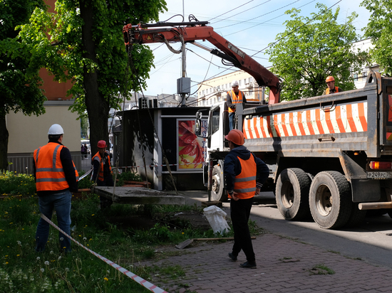 Калининград избавился от бетонных плит на Ленинском проспекте