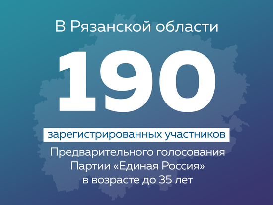 В Рязанской области лидерами праймериз «Единой России» попробуют стать 190 участников