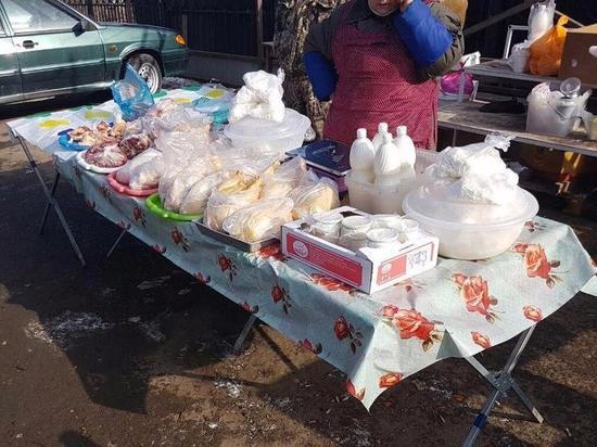 В Твери торговали мясом и молоком на улице в жару