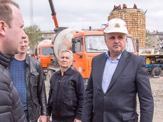 Сергей Цивилёв посетил строительные площадки трёх важных кемеровских объектов