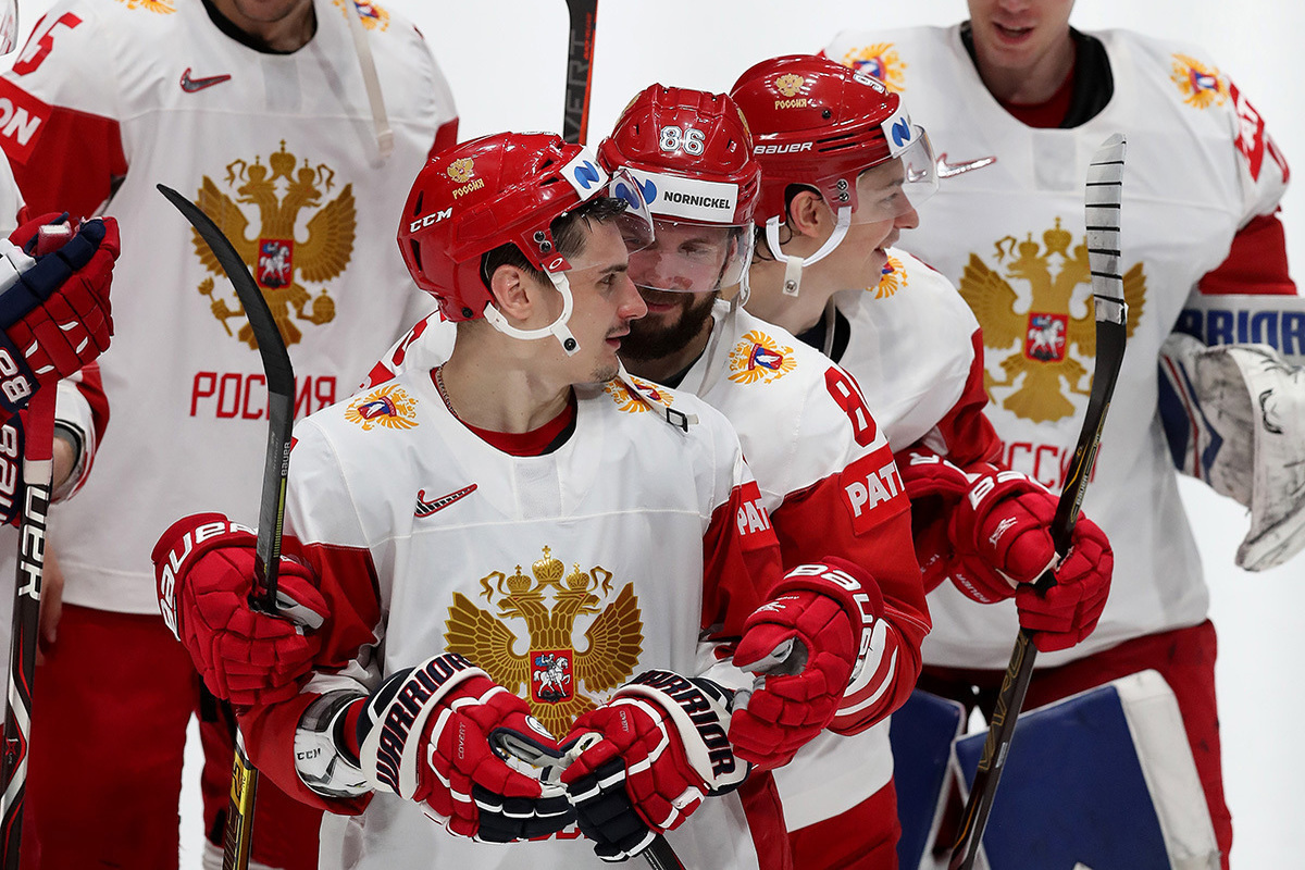 Комментарий Федора Канарейкина к победе сборной России над Швейцарией на ЧМ по хоккею