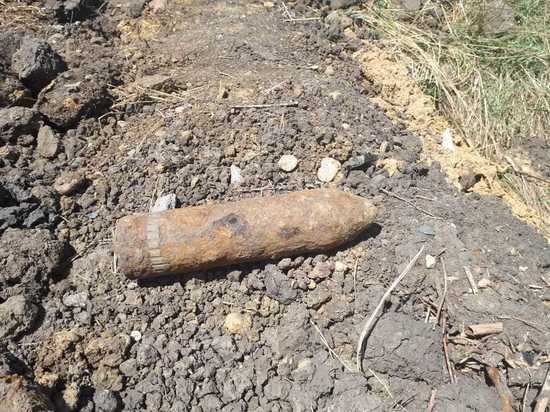 В Железнодорожном районе Ульяновска нашли боевой снаряд