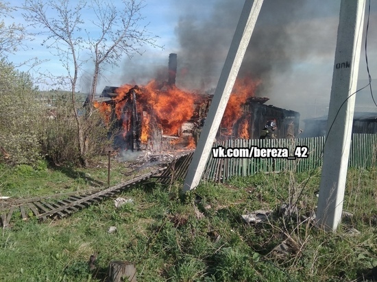 Смертельный пожар в Берёзовском унёс жизни матери и дедушки троих детей