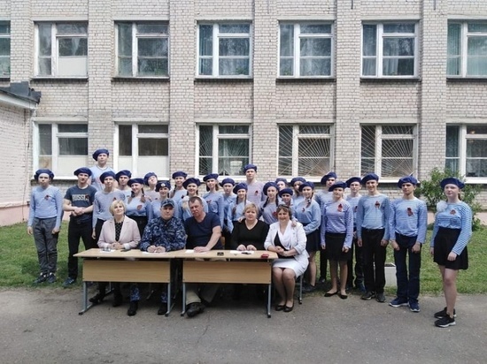 Лихославльские юнармейцы приняли участие в смотре-конкурсе