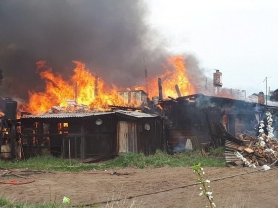 В посёлке Чунский сгорело три квартиры