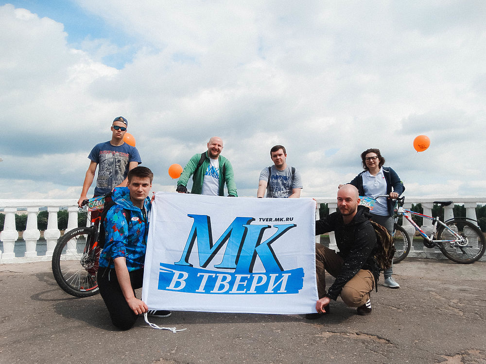 "Навстречу лету": в Твери проехала колонна велосипедистов