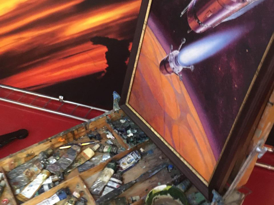 В Москве открывается выставка картин космонавта Леонова