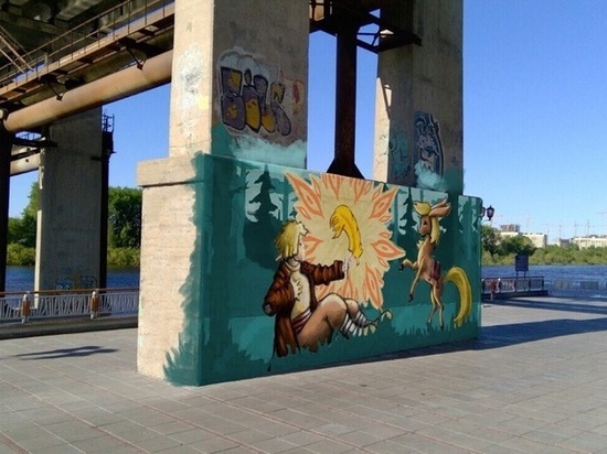 В Тюмени нарисуют Конька-горбунка на опоре моста