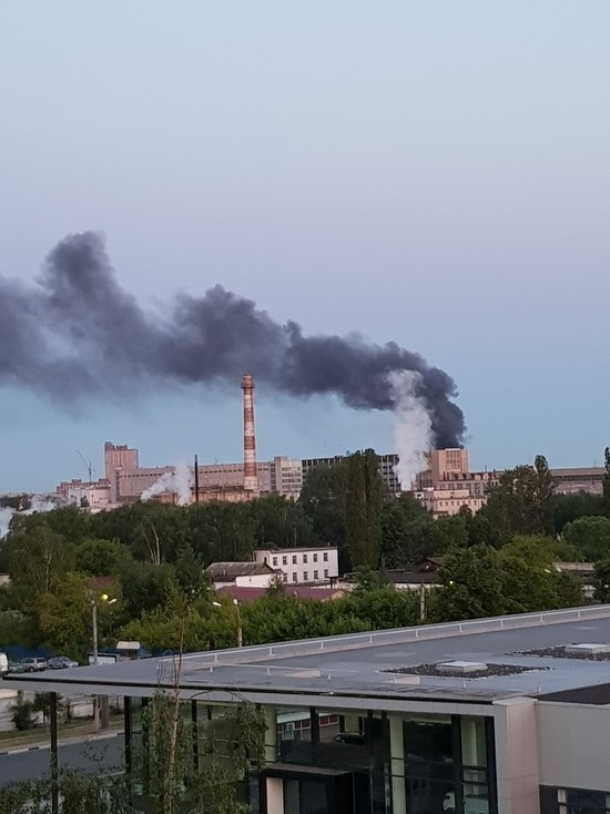 Склад с бумагой сгорел в Московском районе Нижнего Новгорода