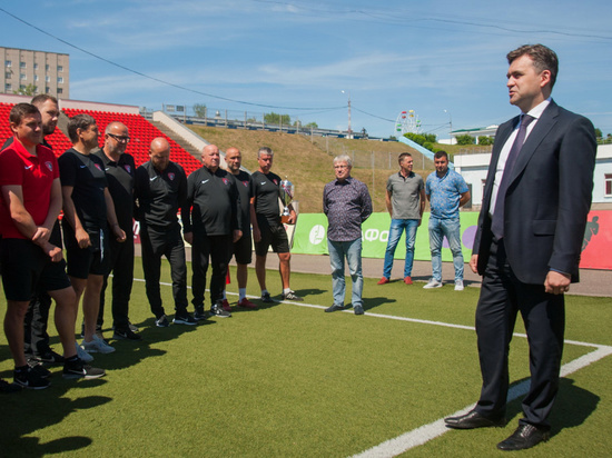 С футболистами и тренерами «Текстильщика» встретился губернатор Ивановской области