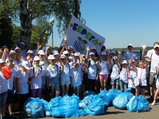 В День защиты окружающей среды гидроэнергетики провели экологическую акцию «оБЕРЕГАй» в Рыбинске