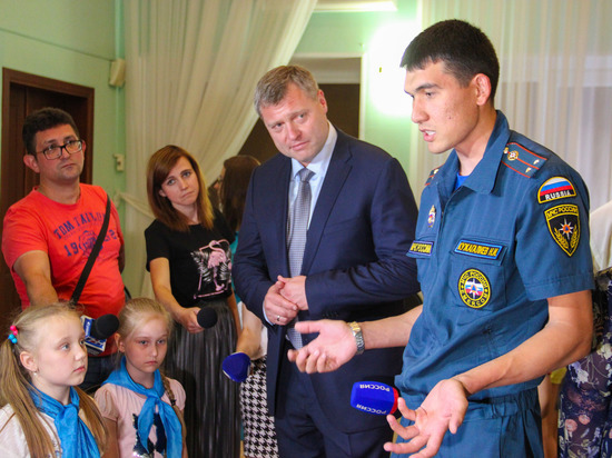 Врио губернатора Игорь Бабушкин посетил пришкольный лагерь