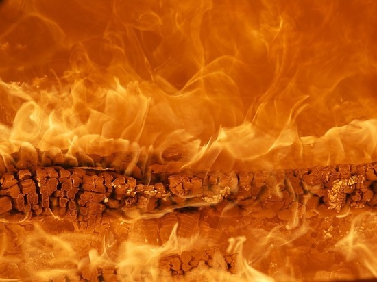 В Бурятии горела сцена на спортивном стадионе
