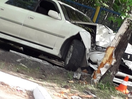 Водитель Cresta въехал в дерево в Чите и скрылся с места аварии