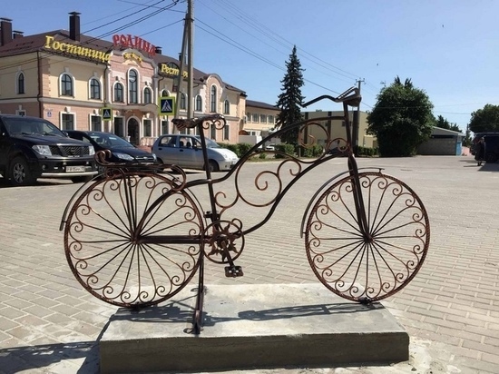 Памятник велосипеду появился в Калужской области
