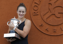 Победительницей Открытого чемпионата Франции по теннису в женском одиночном разряде стала Эшли Барти