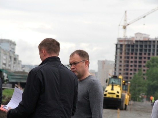 Илья Середюк рассказал о ходе строительных работ на Московском проспекте