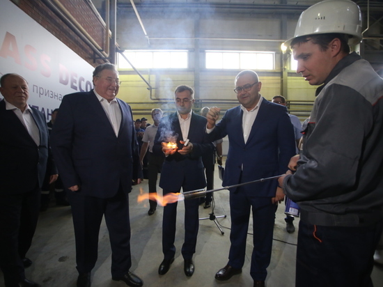 Стекольный завод возобновил работу в Рузаевке