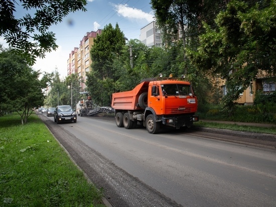Масштабные дорожные работы в Курске продолжаются