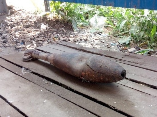 Сотрудники АО «Управление отходами» обнаружили минометный снаряд в  мусоре