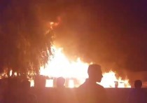 В селе Лопатки Пензенской области произошел крупный пожар в доме, где жили цыгане