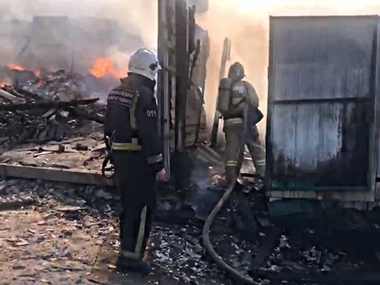 В Ростове при пожаре пострадали два человека