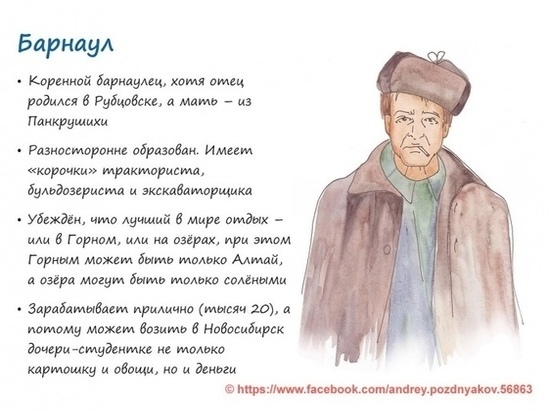 «Зарабатывает прилично – тысяч 20»: сибирячка нарисовала типаж жителя Барнаула