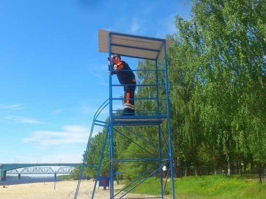На ярославских пляжах выставили дополнительные спасательные посты