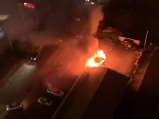 Полиция: пожар на краснодарском рынке мог устроить один из торговцев