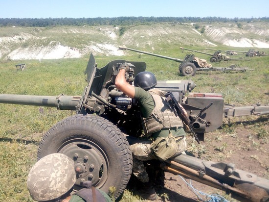 Украинская армия применила артиллерийские орудия калибром 122 мм