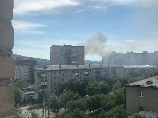 Корпус ЗабГУ загорелся в Чите