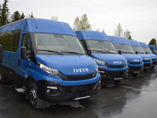 Новые автобусы на газомоторном топливе приехали в Надым