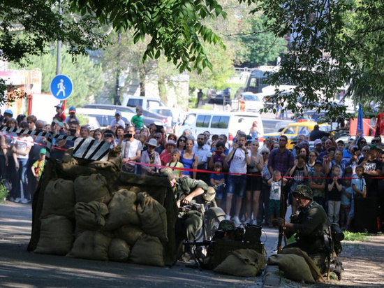 Военные действия времен ВОВ развернулись в Хабаровске