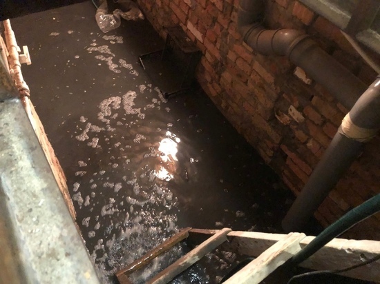 В Донском из-за аварии нечистоты затопили подвал