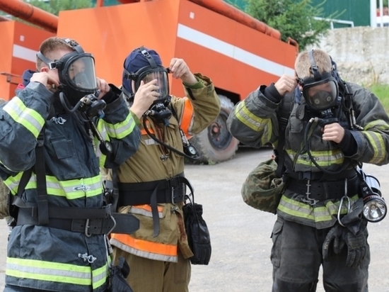 Узловские спасатели из газодымозащитной службы лучшие в регионе